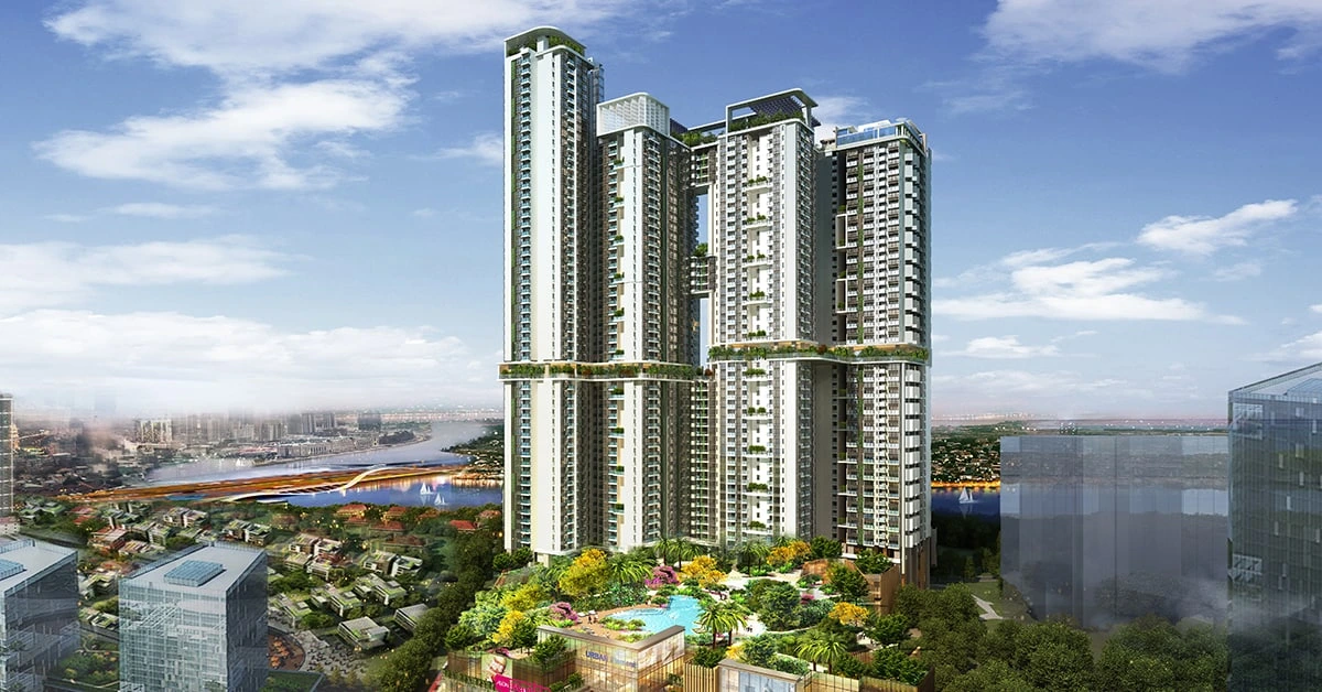 Architectural rendering of Urban Village Phase 2 in Phnom Penh